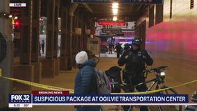 Suspicious package located at Chicago's Ogilvie Transportation Center; evacuations underway