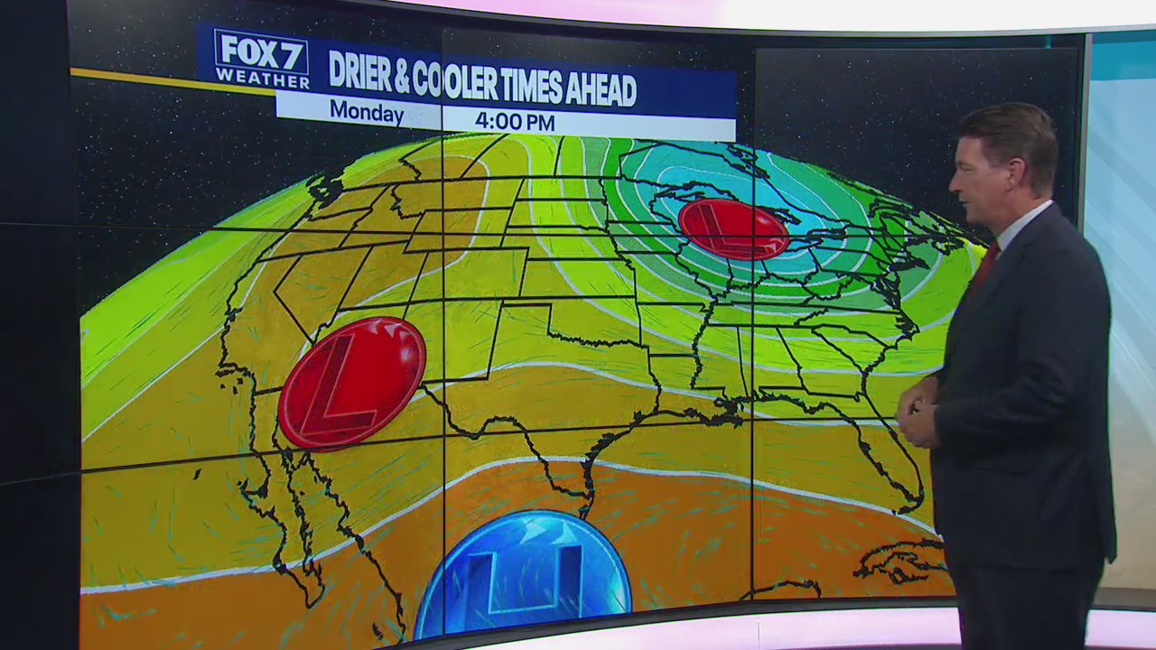 Rainy morning as temperatures cool down