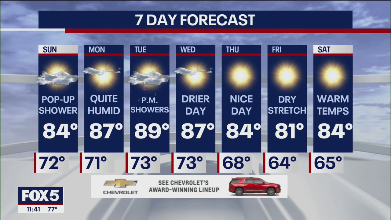 NYC weather forecast