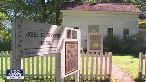 Historic John H Stevens home in Minneapolis damaged in fire