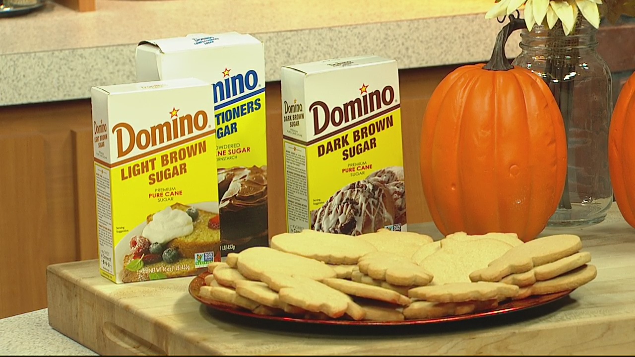 Making brown sugar cutout cookies with Domino Sugar