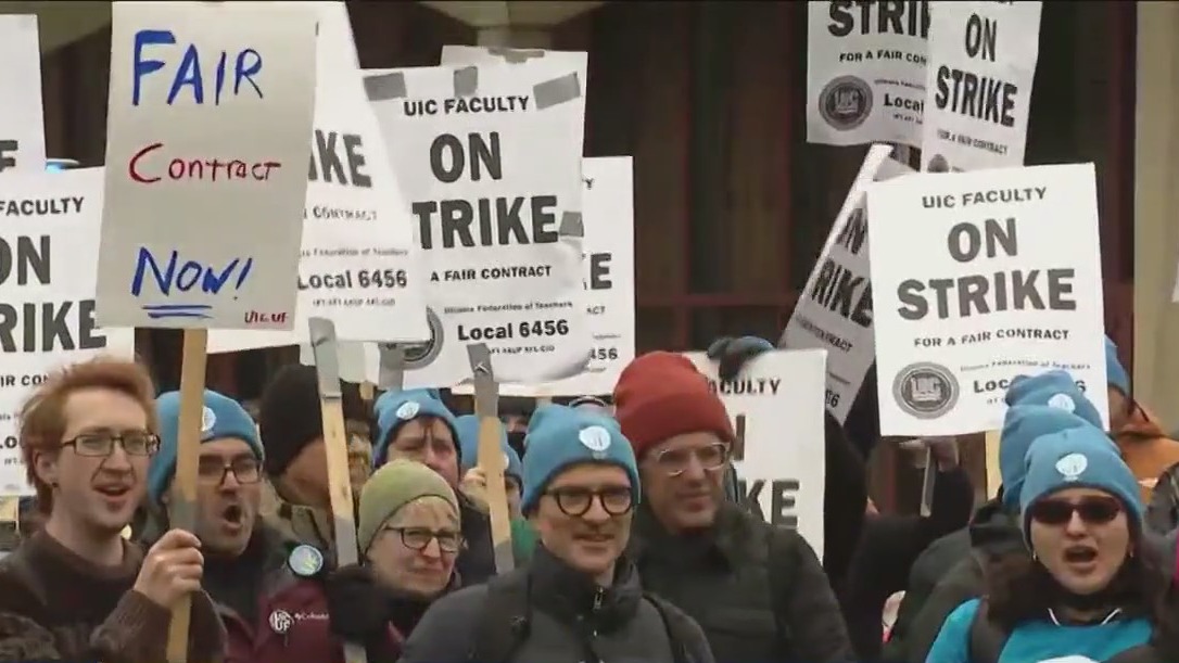 Some classes canceled as UIC faculty calls strike