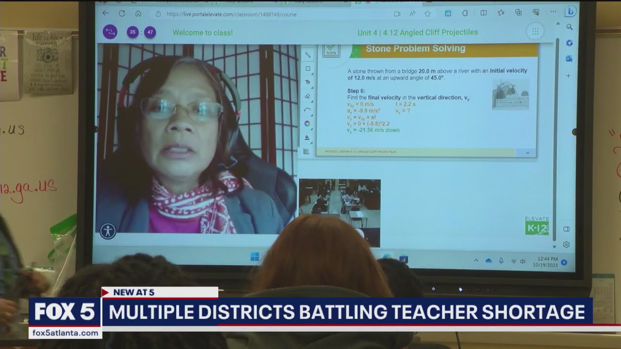 Possible solution for teacher shortage | FOX 5 Atlanta