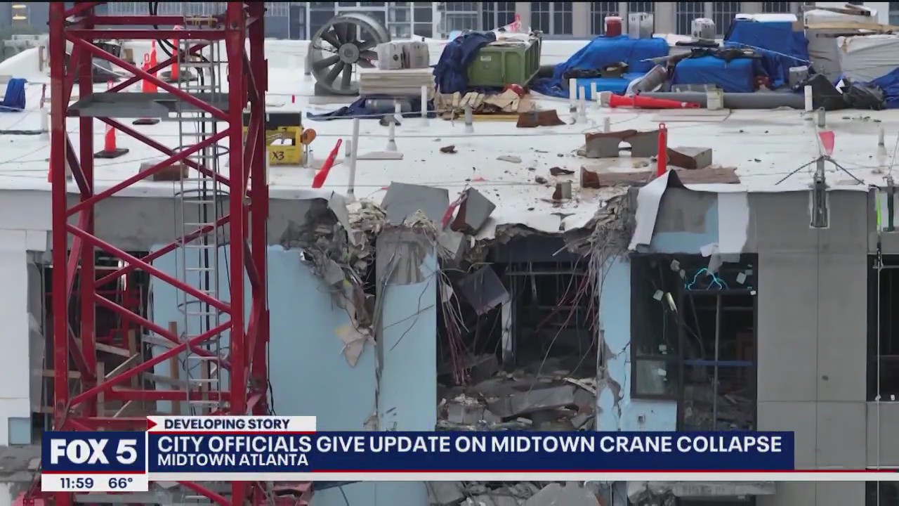 Update on Midtown crane collapse | FOX 5 Atlanta