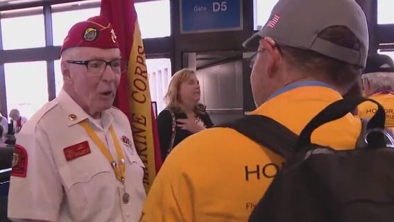 Arizona veterans arrive in D.C. for Honor Flight