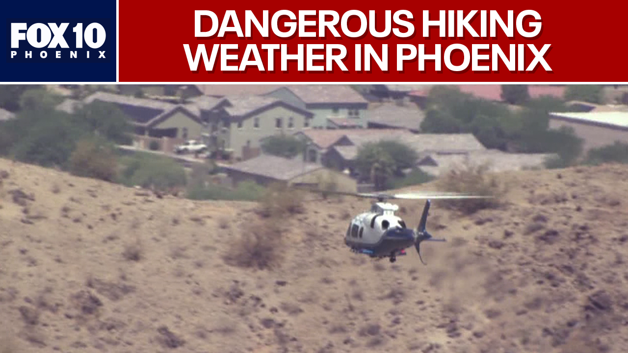 Man overcome by heat air-lifted off Phoenix hiking trail