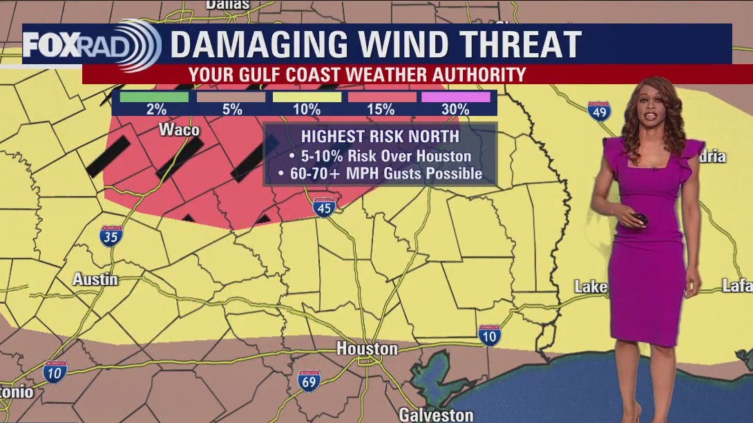 Houston weather: Storms likely Wednesday evening, early Thursday morning
