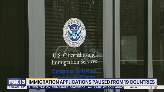 US immigration applications paused from 19 countries