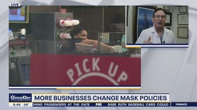 More businesses change their mask policies; kids planning to return to school in the fall