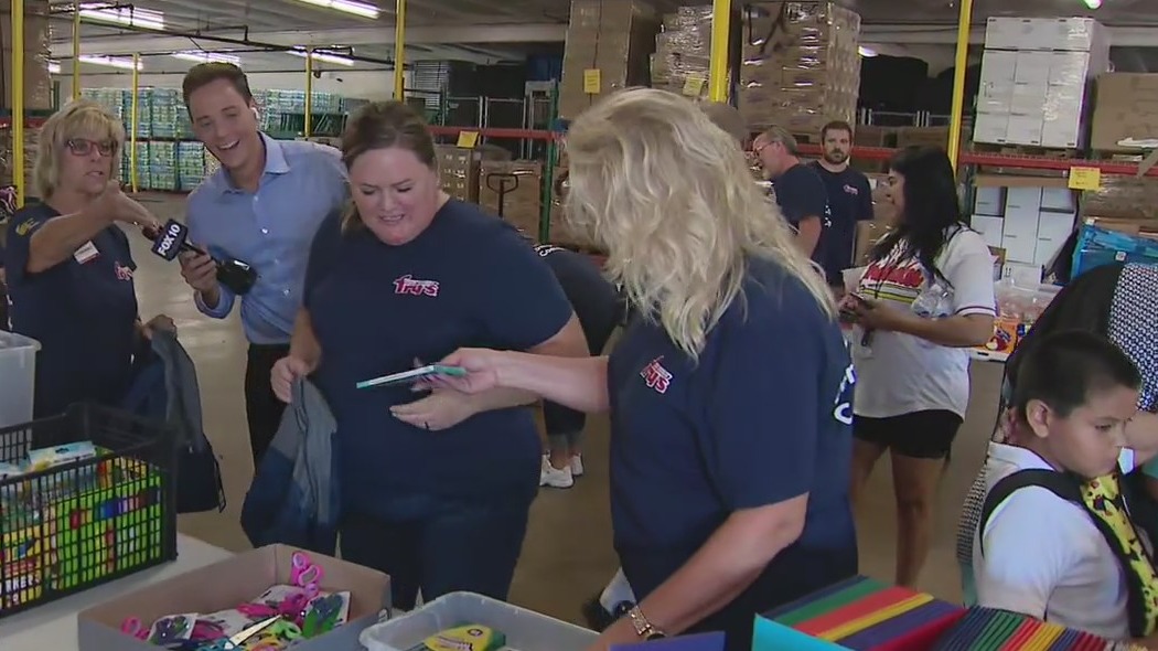 FOX 10, Fry's Food Stores school supply drive for Salvation Army