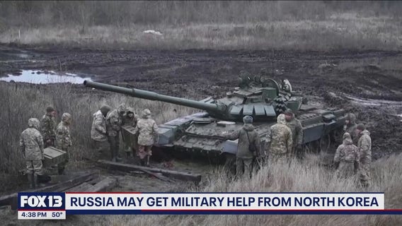 Russia may get military help from North Korea
