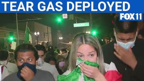 Trump-led Nat'l Guard allegedly deploys tear gas