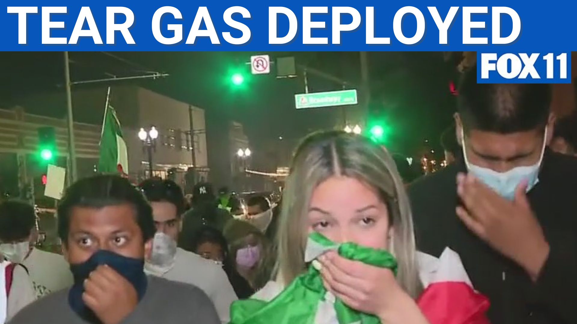 Trump-led Nat'l Guard allegedly deploys tear gas