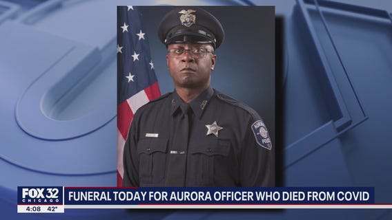 Funeral held for Aurora police officer who died from COVID