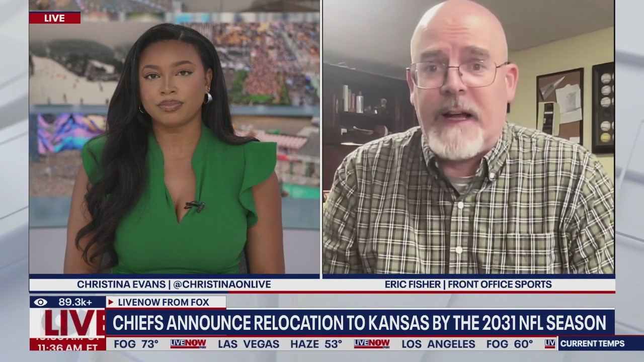 Chiefs announce plans to move to Kansas