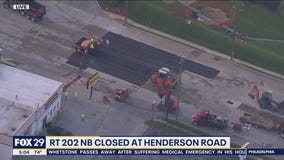 Stretch of Route 202 shut down again after sink hole repairs fail: officials