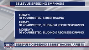 3 arrested for street racing in Bellevue