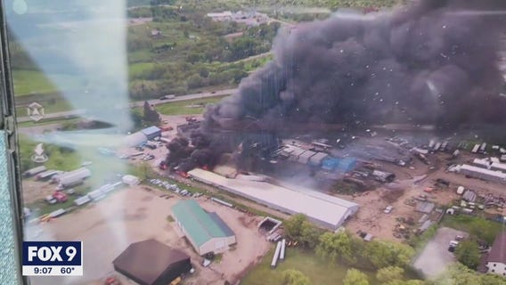 Wadena firefighters faced tornado warning during massive fire