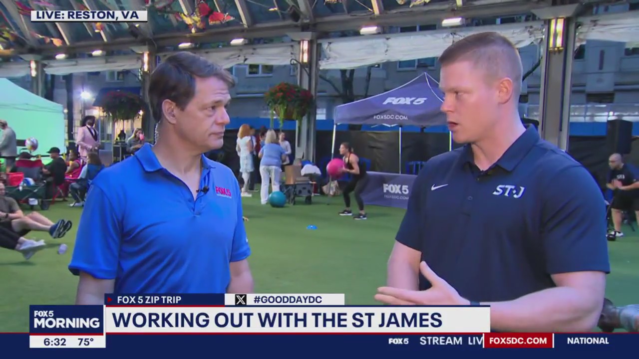 Working out in Reston!