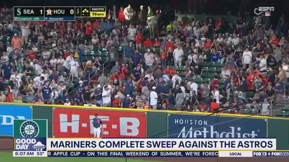 Seattle Mariners' magic number drops after sweep of Astros