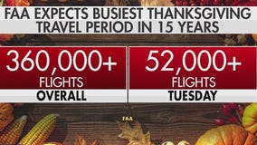 Travel plans increase as Thanksgiving nears