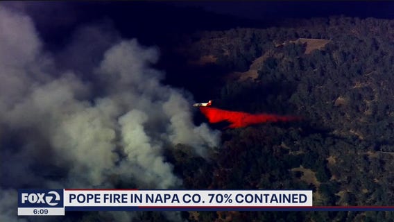 Cal Fire making progress on Pope Fire in Napa Co.