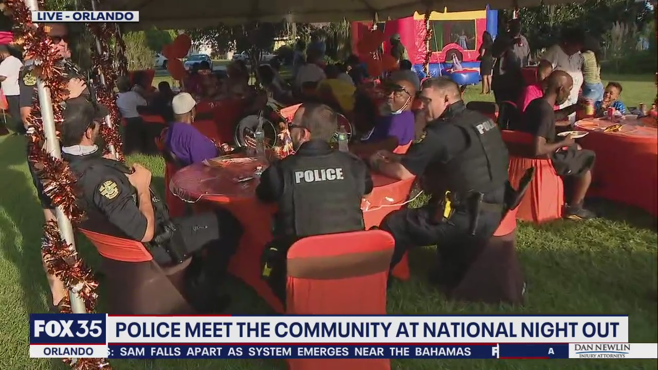 Police meet community members for National Night Out