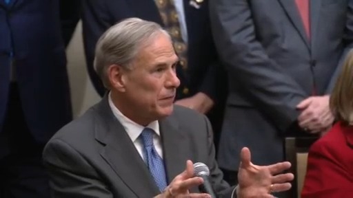 Gov. Abbott on threats against lawmakers