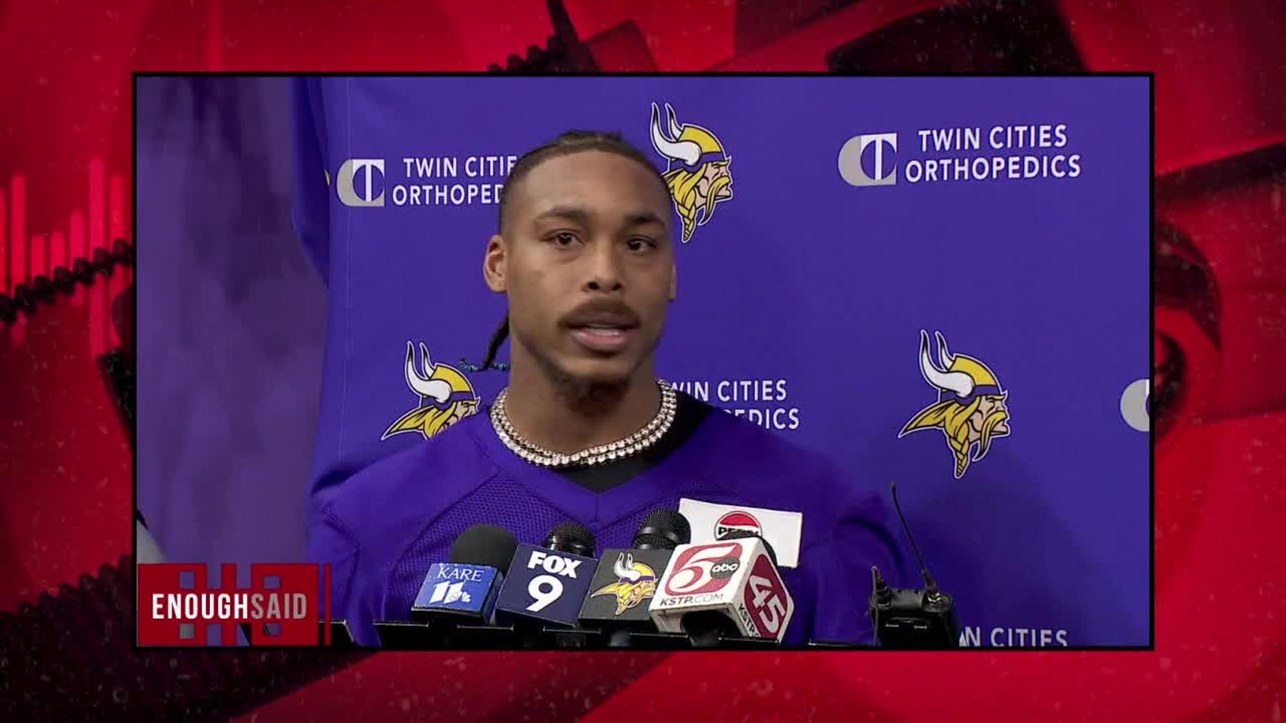 Enough Said: No more pressure on the Vikings, the winning Timberwolves and your holiday cards