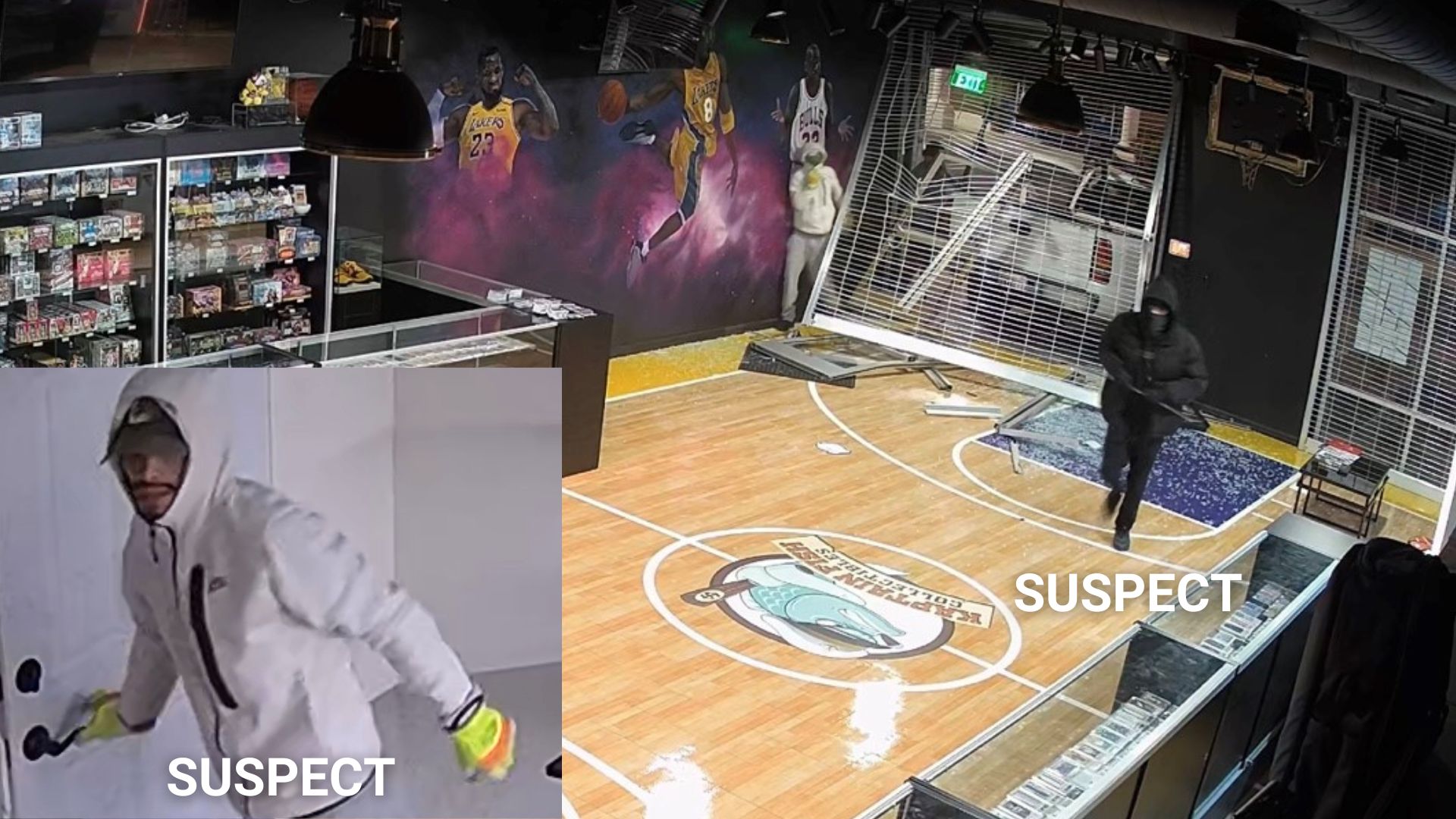 Pickup truck smashes into Tujunga store, $1M worth of collectibles stolen