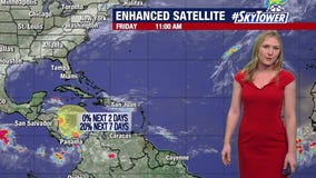 Tropics forecast includes small wave with light chance of development