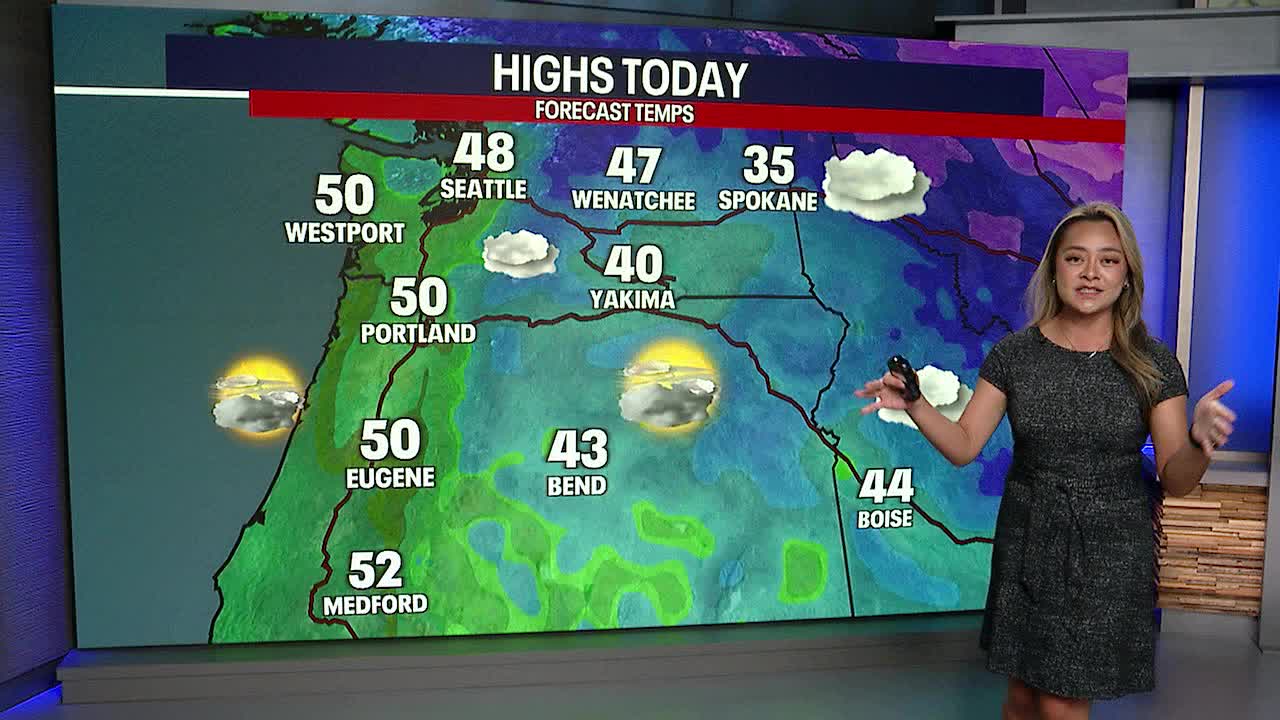 Seattle weather: cloudy skies with a chance for sunbreaks