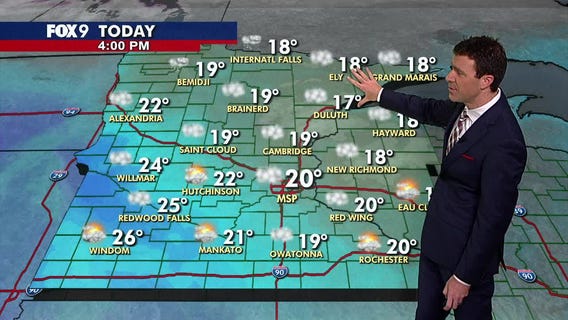 MN weather: Chilly Tuesday, light flakes at night