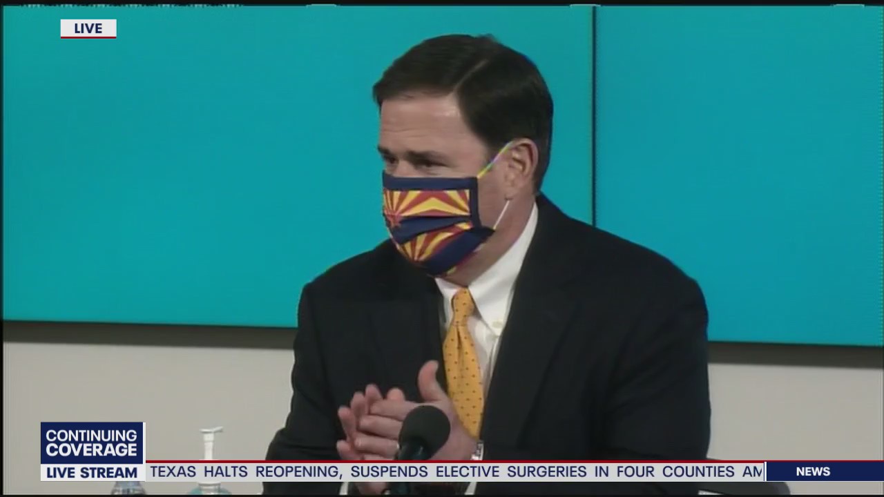 Full news conference: Ducey: 'This virus is everywhere.. you are safer at home'