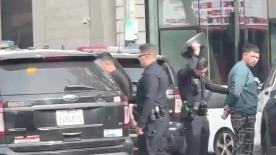 Tense downtown LA standoff lasts for hours