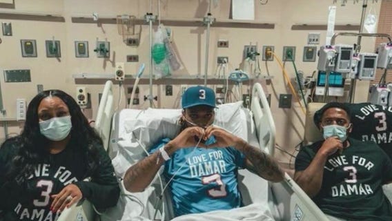 Bills safety Damar Hamlin released from hospital