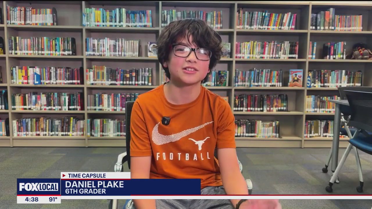 Richardson 6th graders create video time capsule