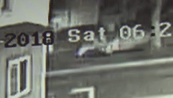 Securty video of car crashing into second story offices