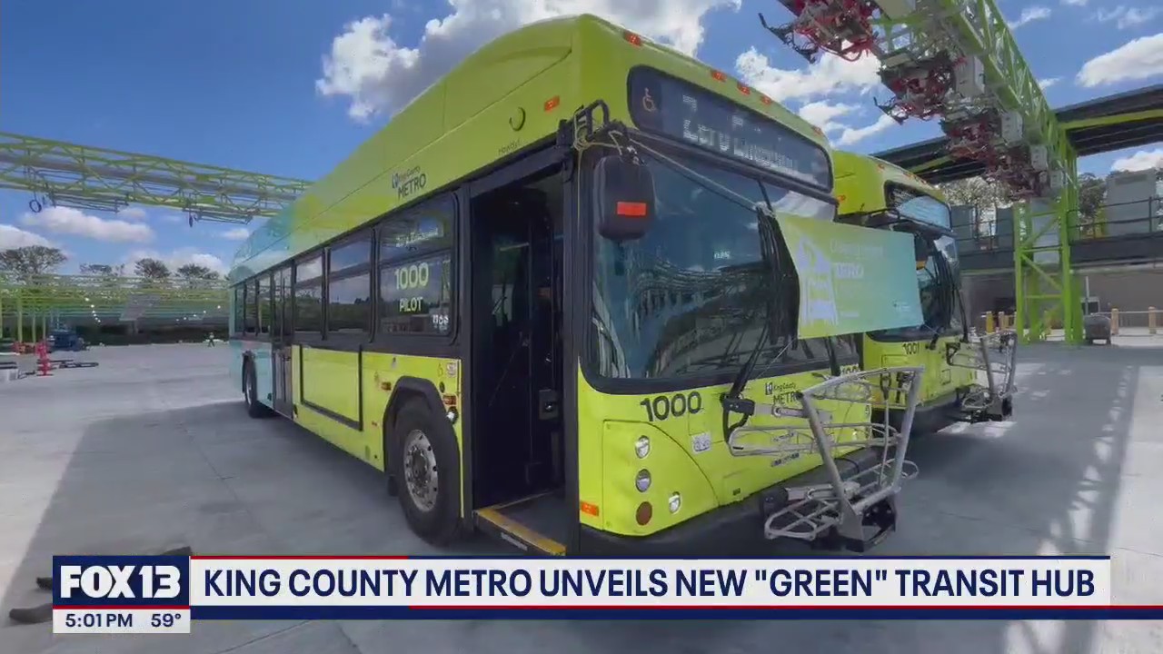 King County Metro unveils new 'green' transit hub