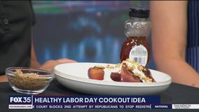 Labor Day recipe: Grilled peaches and cream