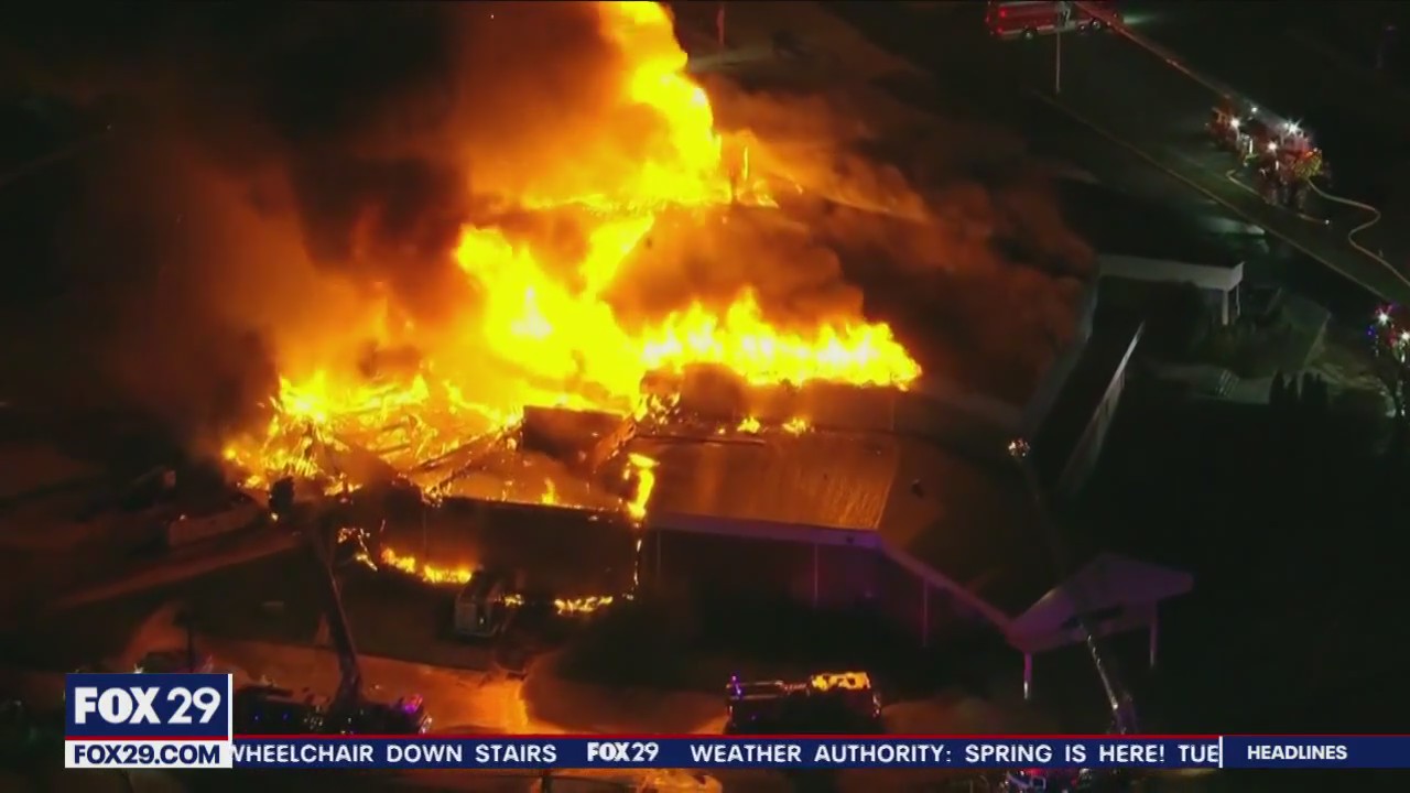 Officials: Fire crews battled multi-alarm church fire in New Jersey, children evacuated