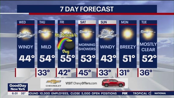 NYC weather forecast