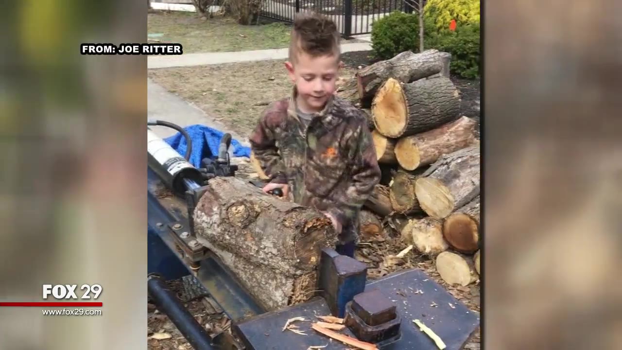 N.J. boy gains valuable lessons in his firewood business