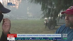 Graham man whose home was destroyed in wildfire remains optimistic