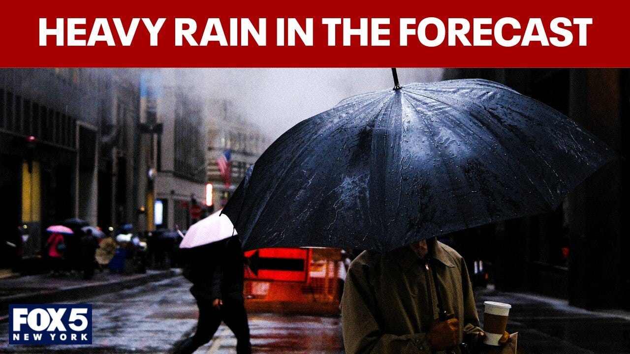 How much rain could NYC see on Friday?