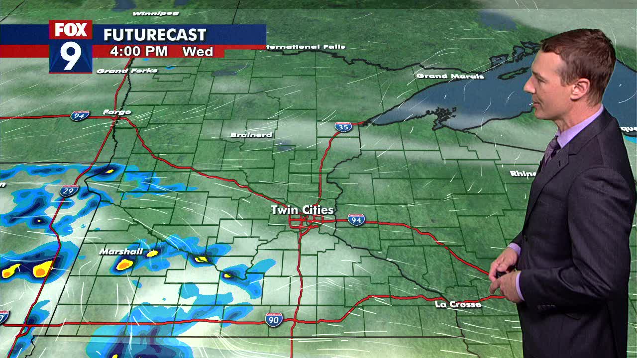 MN weather: Warmer Wednesday, chance for rumbles