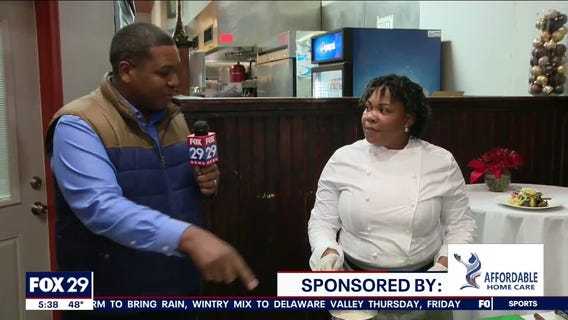 Chef Tanesha Trippett whips up a five-course meal for Black History Month