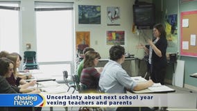 Uncertainty about next school year vexes teachers and parents