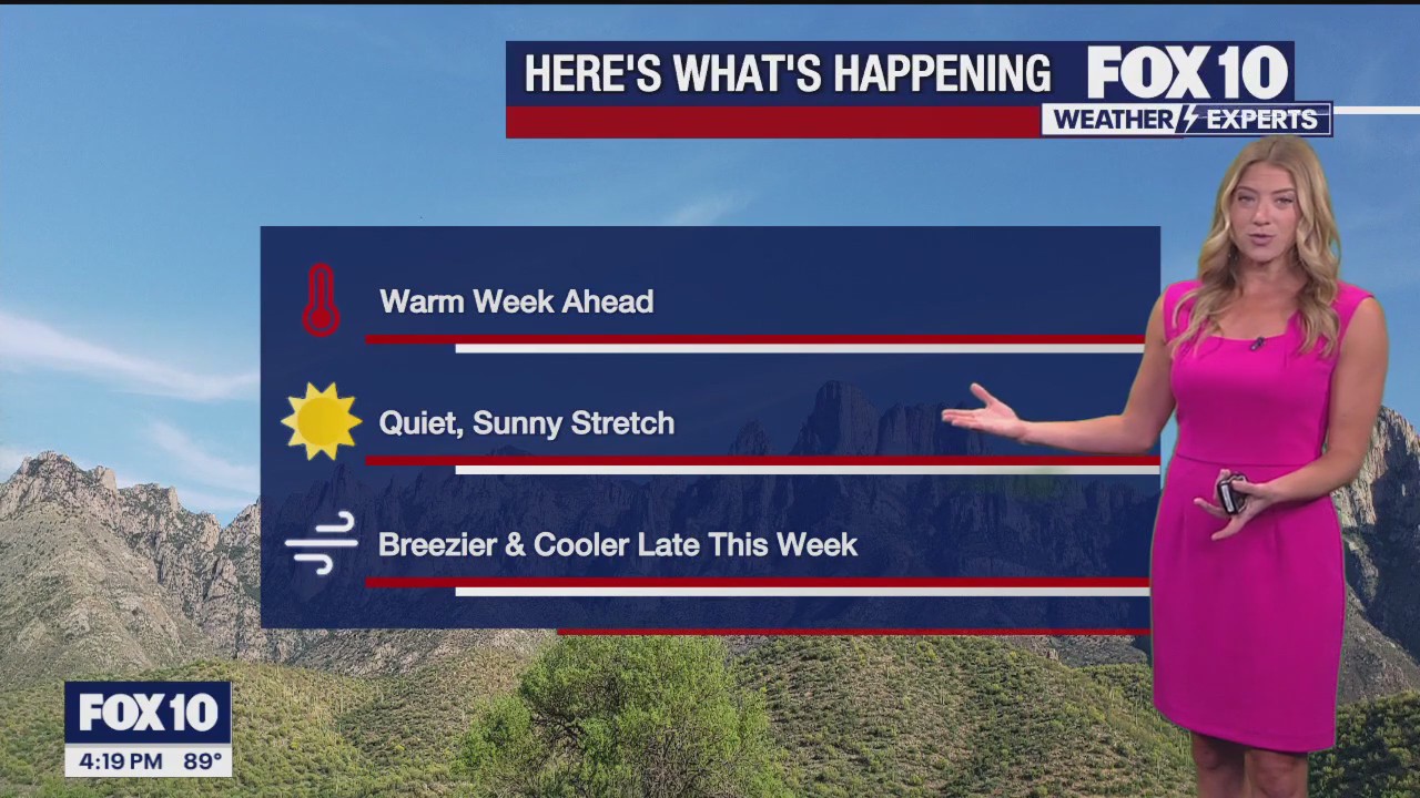 4 p.m. Weather Forecast - 4/21/25