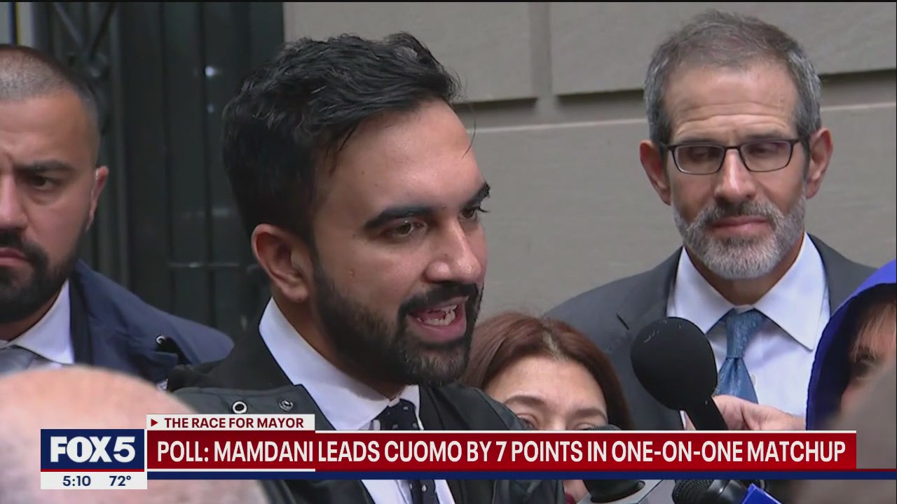Mamdani leads Cuomo by 7 points in one-on-one matchup